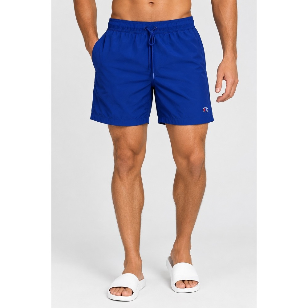 Champion Mens Blue Swim Shorts 7 Inch Inseam Compression Liner Small